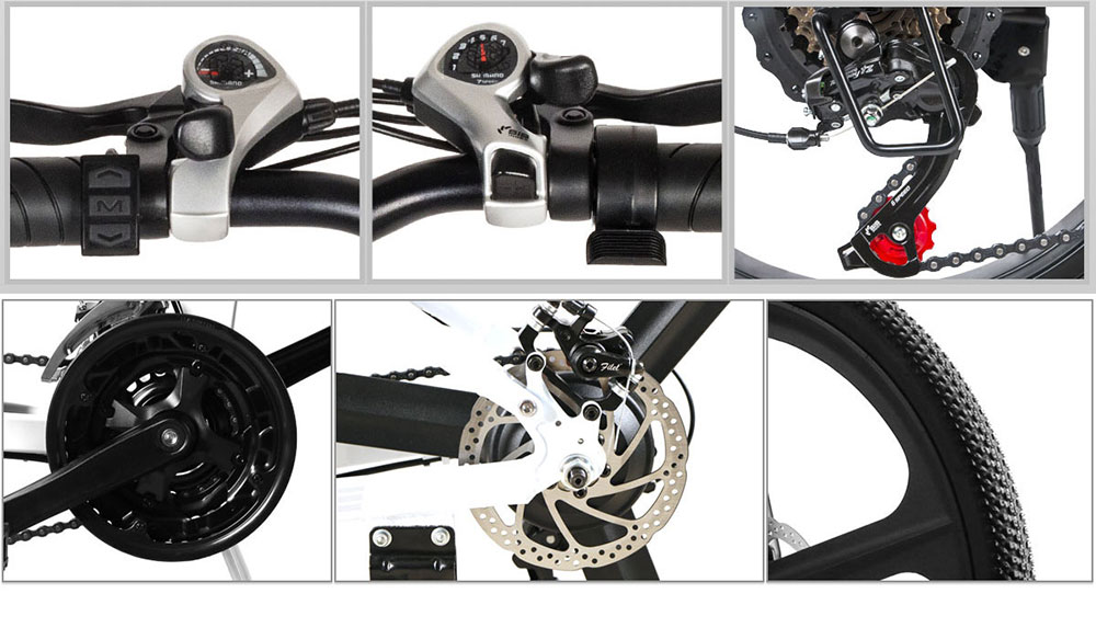 Samebike 26 Inch Folding Electric Bike LO26 With 10.4Ah Lithium Battery