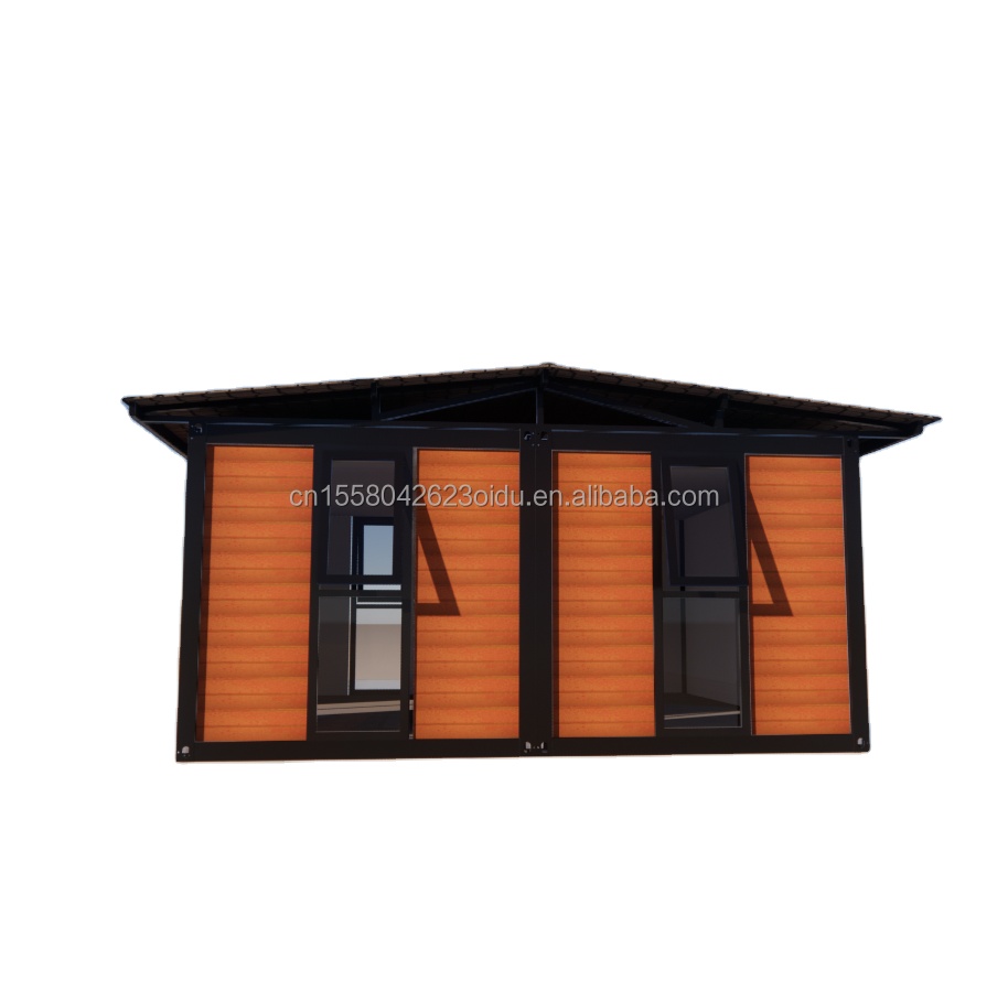 20ft 40ft Windproof Luxury Modular Steel Folding Containers for Villas Customized Wall 50/75/100mm Wave Sandwich Panel