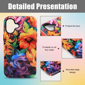 Customized 3D Sublimation Phone Cases TPU Heat Transfer Phone Cases
