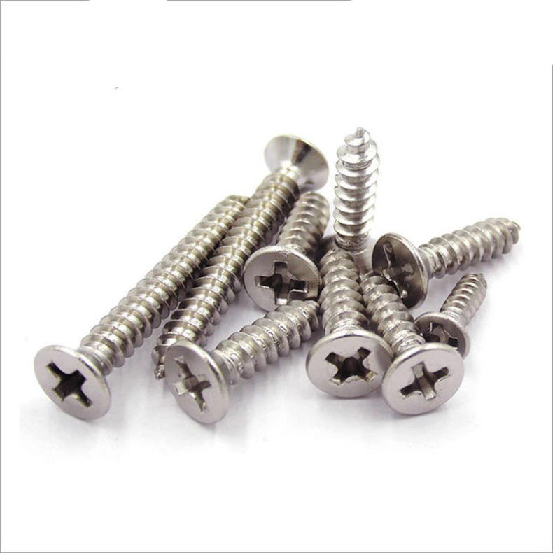 DIN Standard Pozi Anti Theft Double Mdf Carbon Fiber Screw Flat Head Chipboard Screw