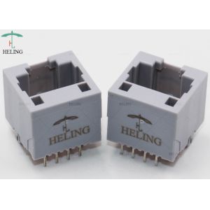 1 Port RJ45 Lan Jack 8P8C Modular Connector Thru - Hole Type MJ88-G011-PN2