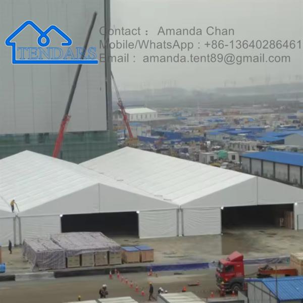 Large Capacity Heavy Duty Alluminum Alloy Warehouse Waterproof Tent For Storage