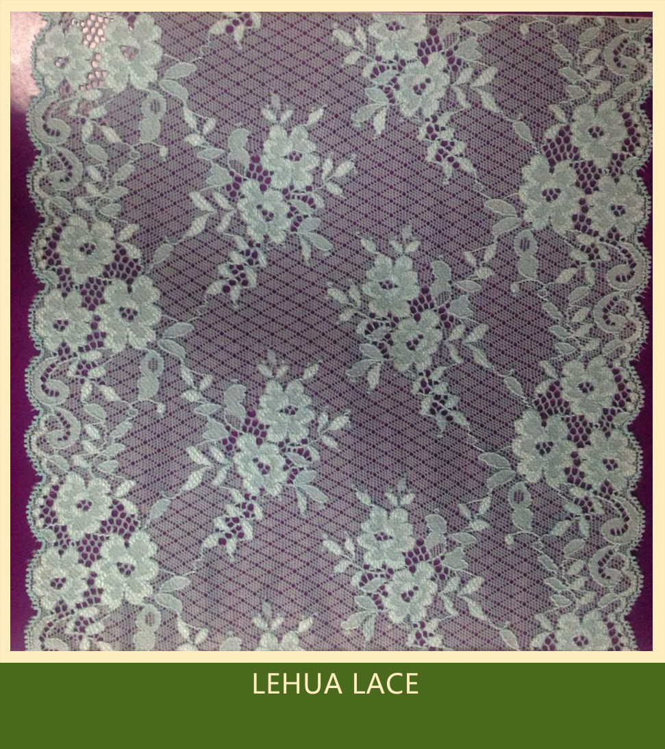 Hot Selling and nice quality Nylon Spandex Stretchy Brazil Lace from China