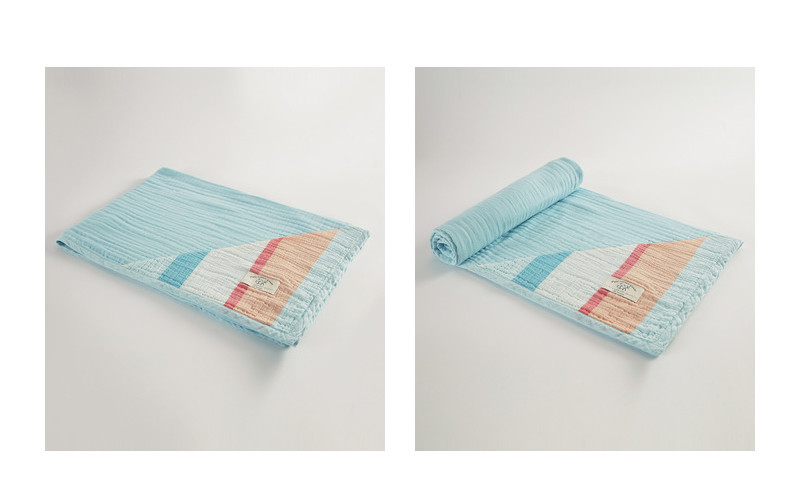 Soft Good Air Permeability 53'' Printed Gauze Fabric Non Irritating For Garment