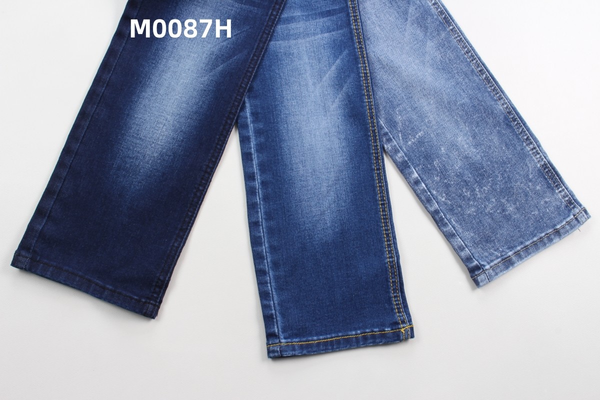 Wholesale 9.3 oz dark blue woven denim fabric stock for jeans