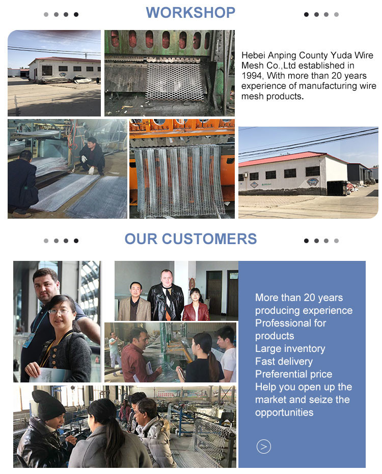 Diamond Shape Stretched Metal Expaned Metal Aluminum Expanded Metal Mesh