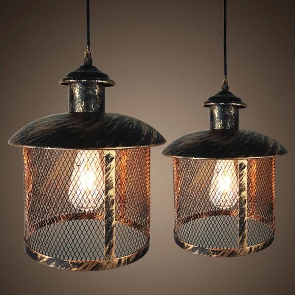 Loft Creative Personality Single Head Iron Retro Industrial Lighting Restaurant