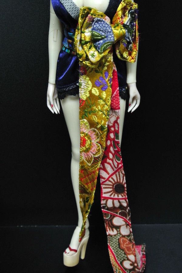 Ancient Style Japanese Anime Figures Real Clothes For Collection 35*6*4cm