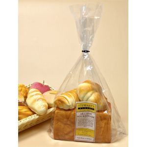 China Leakproof Transparent Plastic Bread Bag with 10 Colours Printed for Food Storage on sale