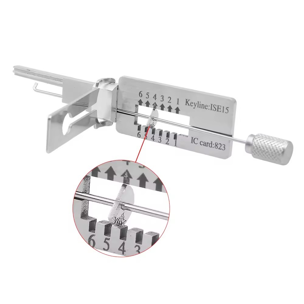 Iseo R6 SS304 Civilian lishi 2in1 lock picking tools car locksmith tools Locksmith tool set electric bump key