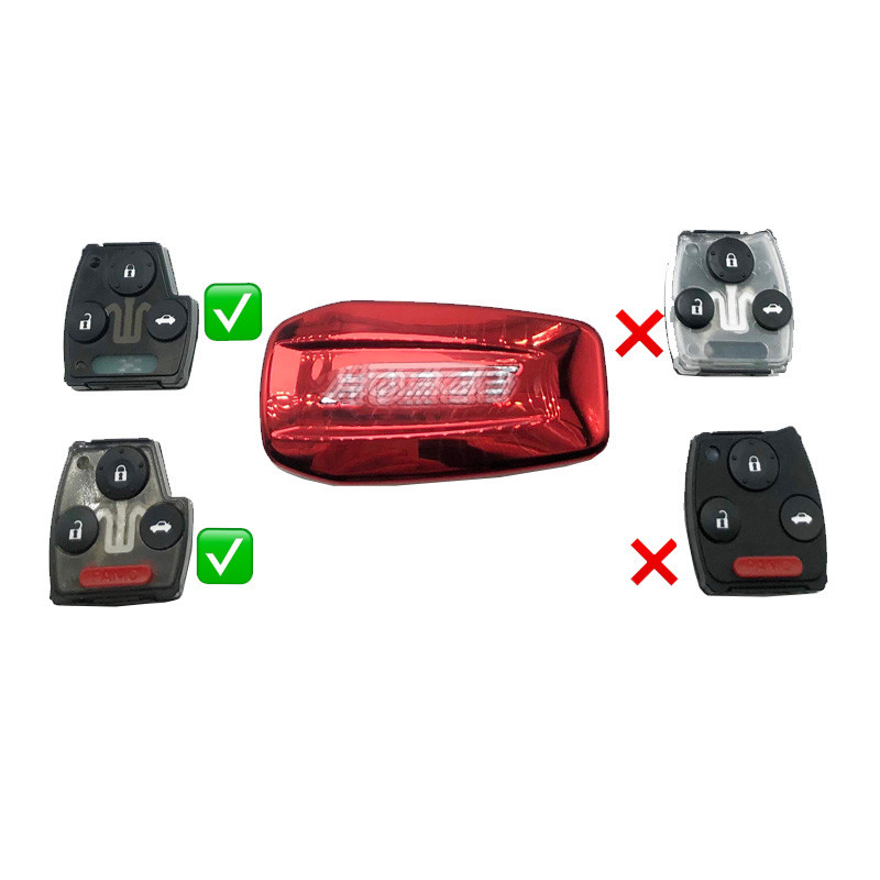 Straight Plate Key Shell Modified Intelligent Paint Baking Folding Honda Car Key Shell Replacement