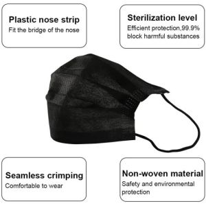 China CE EN14683 145*95mm Kids Disposable Non Woven Mask BFE>98% ASTM Level 1 PFE>95% mask supplier on sale