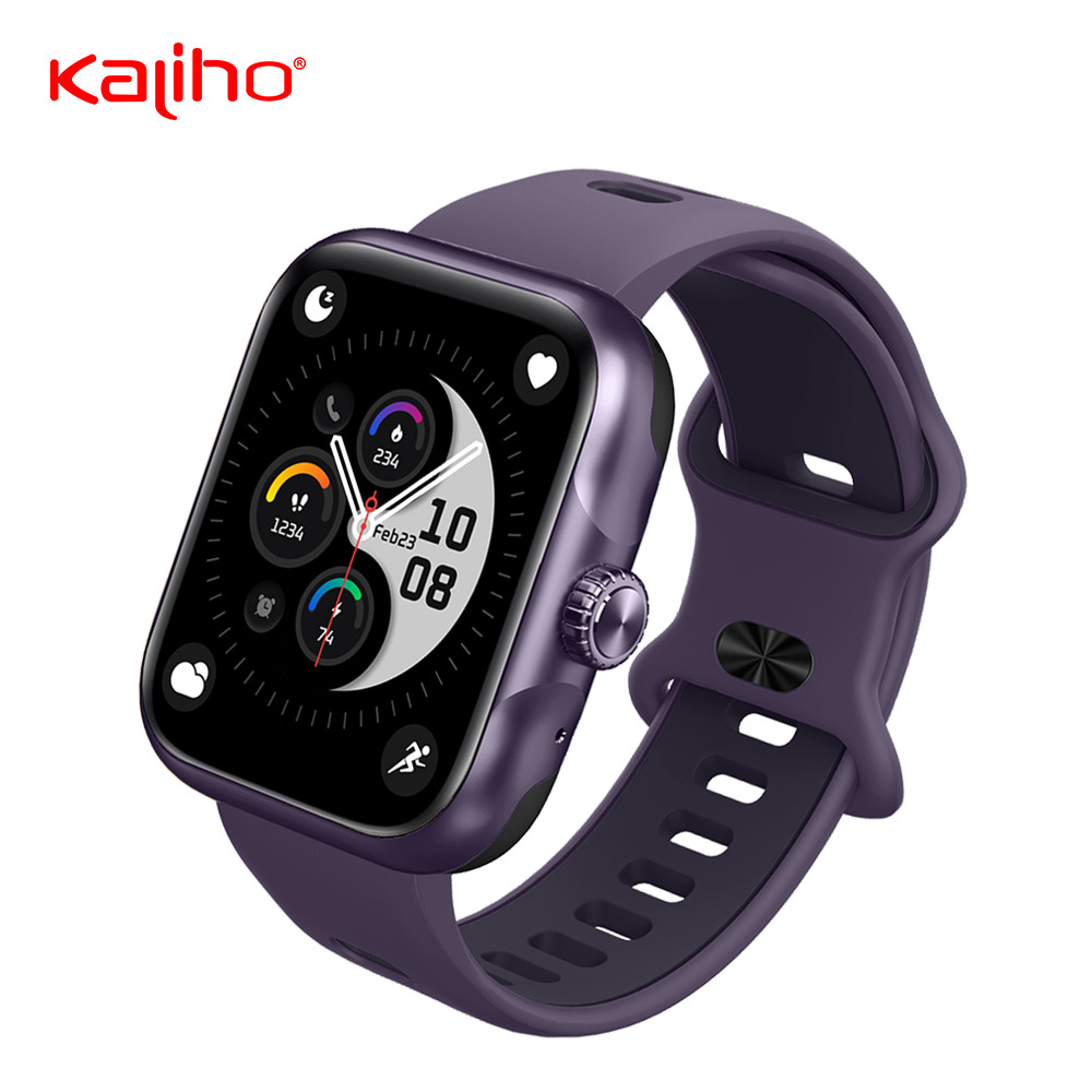 360*448 Pixel Touch Screen GPS Tracking Watch Bluetooth LE 5.0 with Amoled screen