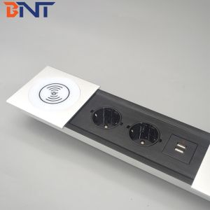 2020 new model multifunctional wireless charger slide table power socket with