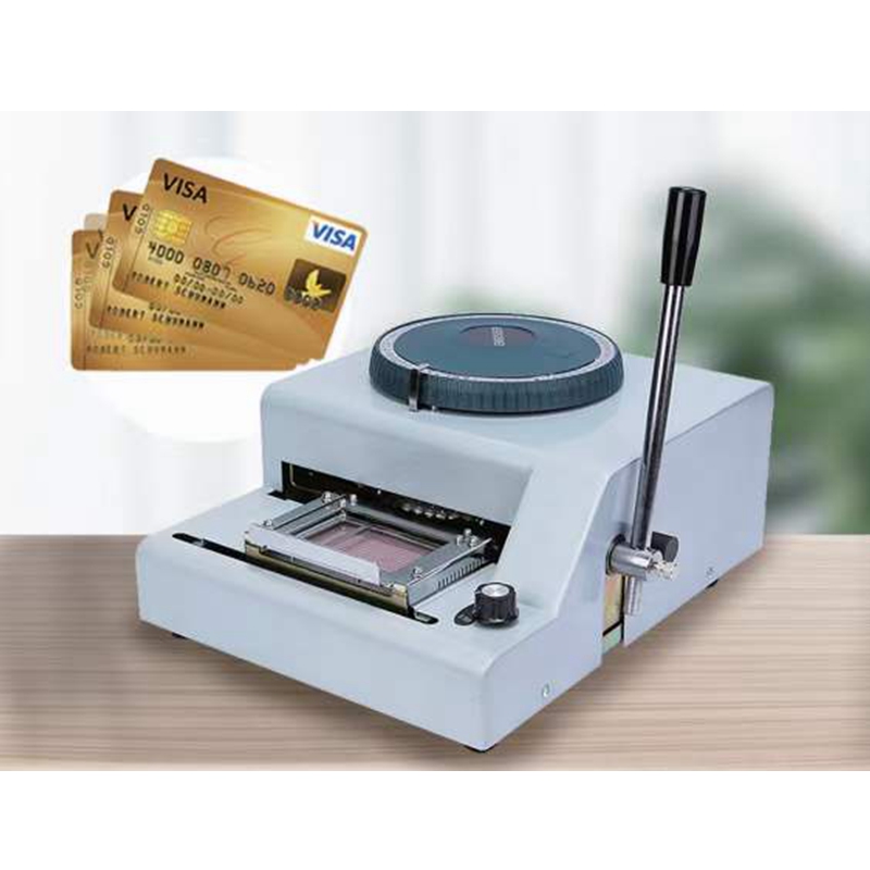 PVC Card Embosser Stamping Machine for Business Cards 68/72 Daisy Wheel SDK Included