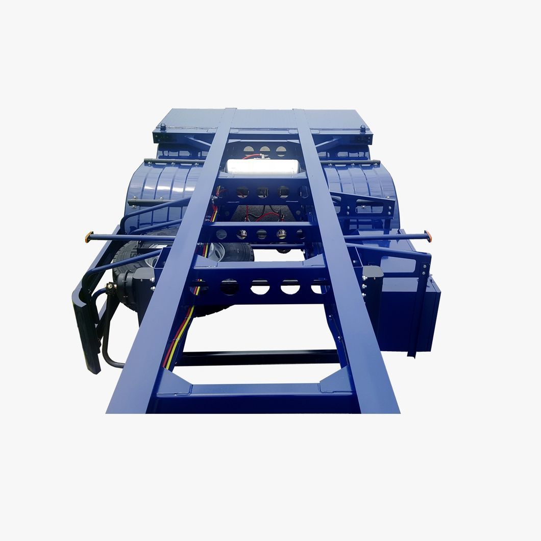 20FT Heavy Duty Skeleton Semi Truck Trailers for ISO Heavy Container Transit