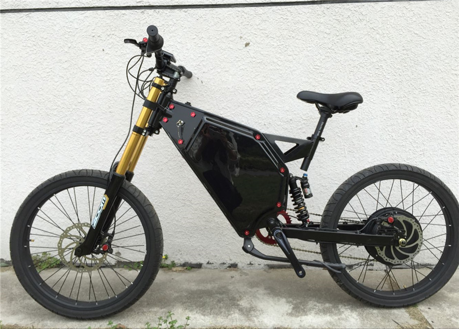 Stealth Bomber Electric Bike Frame Steel Carbon For 1000w-5000w Motor