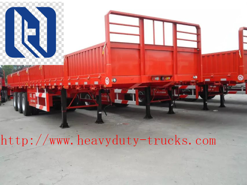 3 axleLorry Semi Trailer Trucks 28T van cargo truck semi trailer
