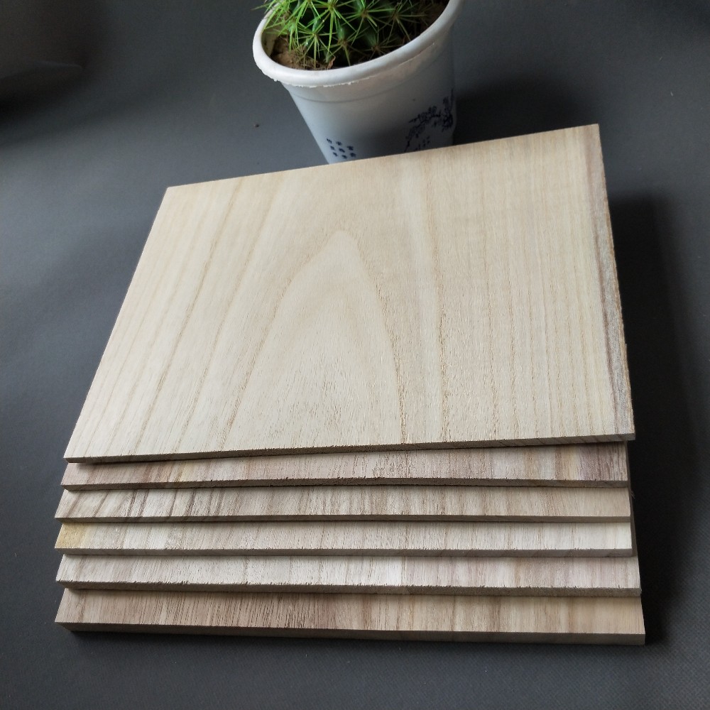 Customized 1220x2440mm Carbonized Solid Wood Panel Rubber Finger Joint Hardwood Board