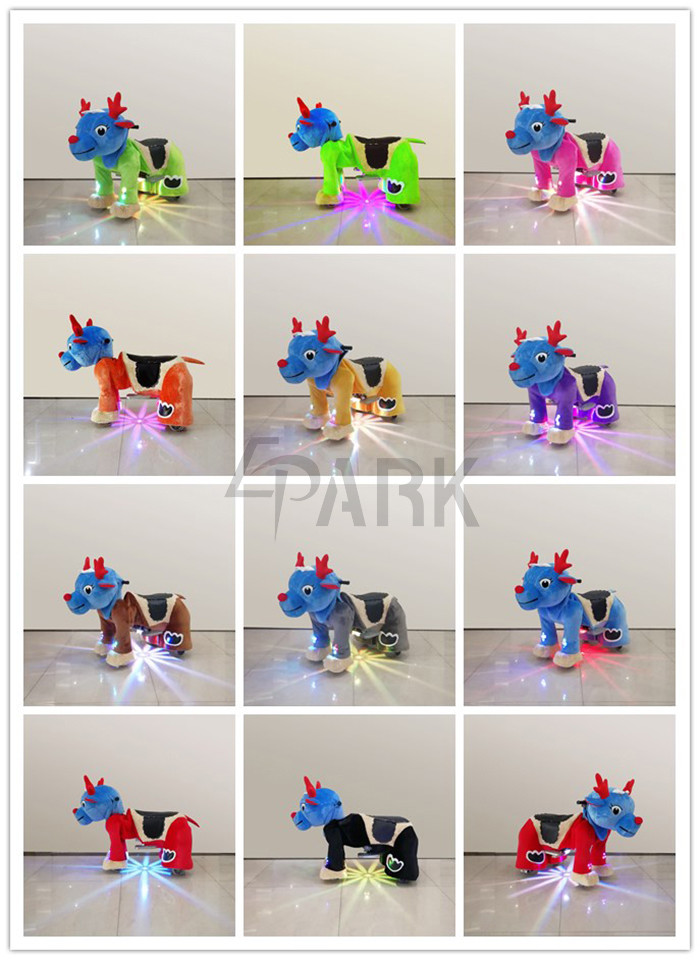 Adult Or Kid Riding Toys Plush Animal Electric Scooter L95* W60* H80 CM