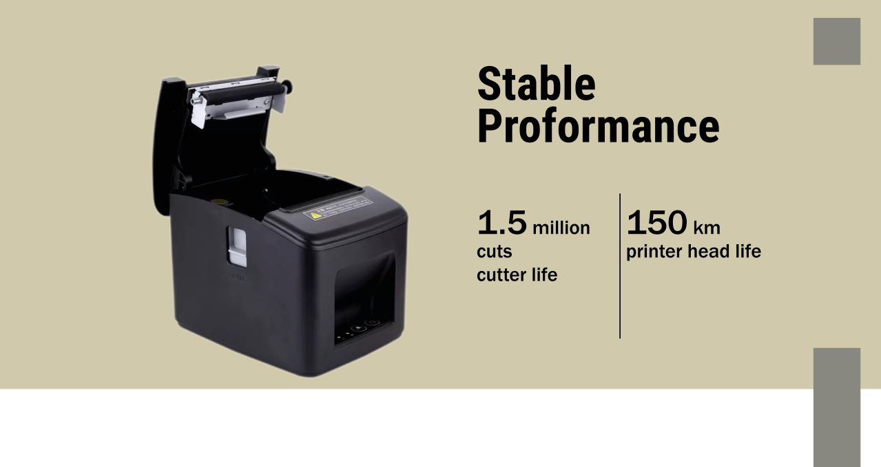 ESC/POS Instruction Set High Speed Thermal Receipt Printer for Retail and Restaurant