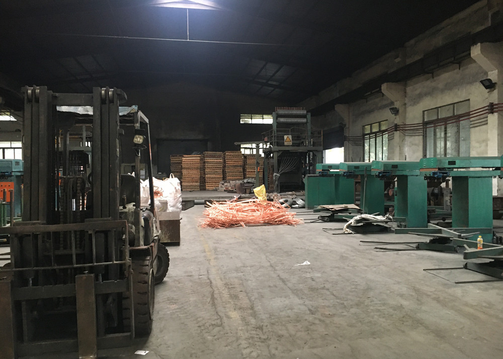 8mm Diameter Upcast Copper Rod Machine Production Line