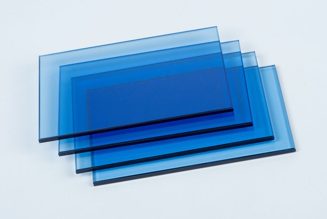 10mm Blue Bronze Clear Float Glass Reflective Tinted Laminated Tempered Sheet