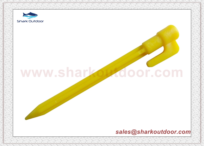 plastic tent peg