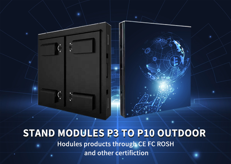 P5 P6 P8 P10 LED Video Wall Full Color For Outdoor Advertising