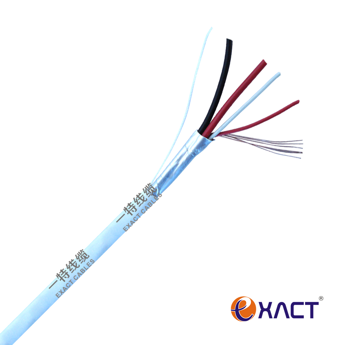 ExactCables BC Stranded 8x0.22mm2 2x0.5mm2 CPR Dca Multi-Conductor Control Alarm Cables