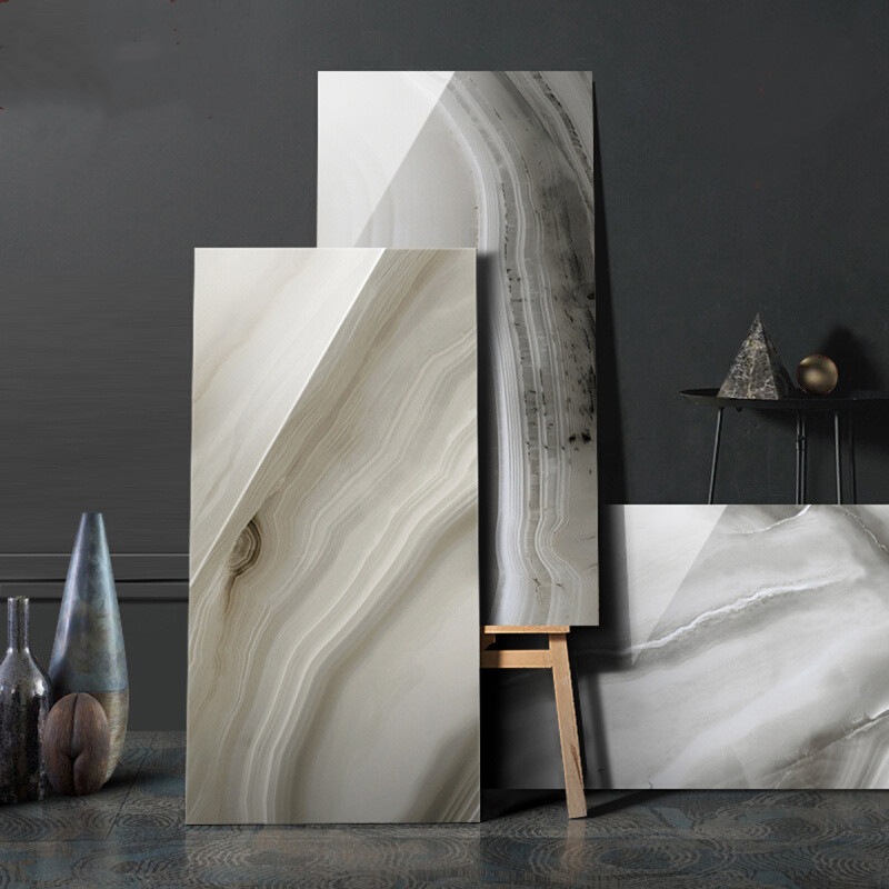 600x1200 Wall Tiles Porcelain Glaze Tiles Bath Tile Marble Looks Polished 600 x 1200