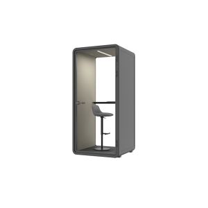China Indoor Acoustic Office Pods Removable Soundproof Single Phone Booth on sale