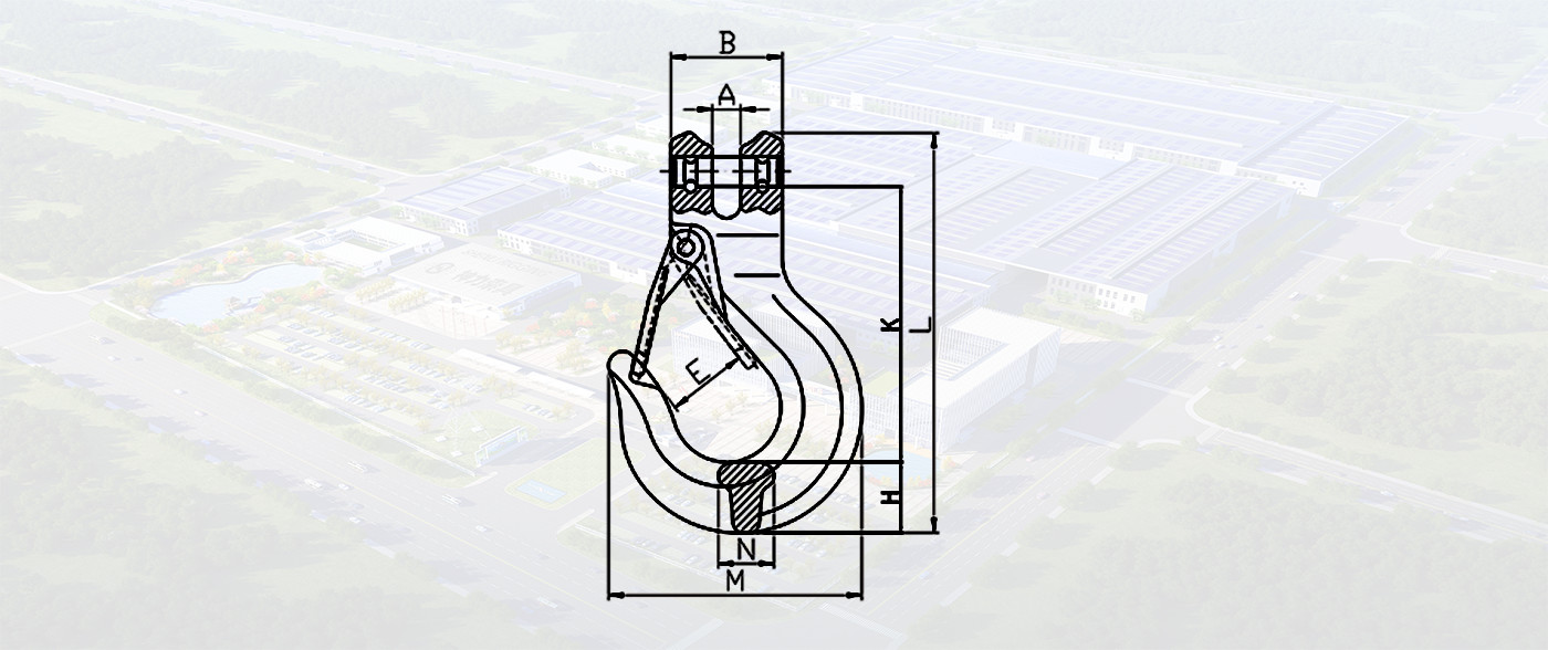 SLR329-G80 CLEVIS SLIP HOOK
