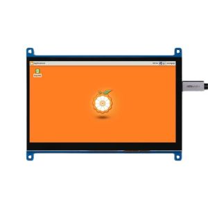 Type C Interface 7 Inch UART LCD Touch Screen Module 1024X600 350 Brightness