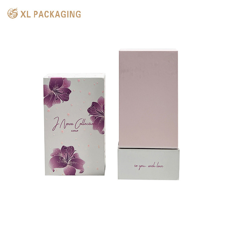Colorful Lipstick Three Pack Drawer Paper Box Cosmetic Gift Box With Mirror Inside