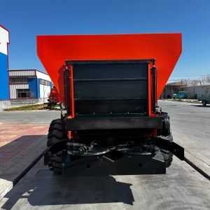 Trailed Manure Spreader Double Disc Adjustable Spreading Width