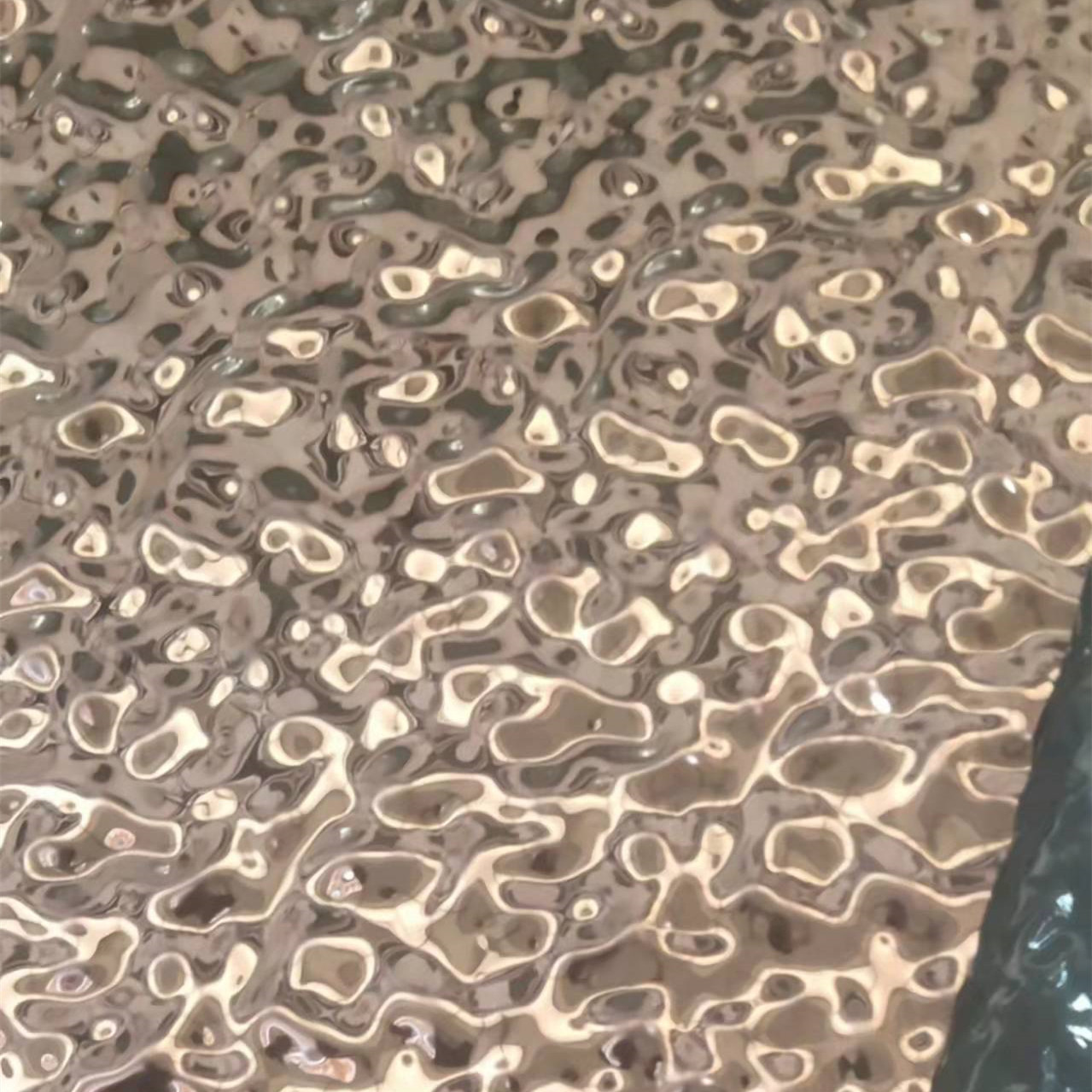 Water Wave Stainless Steel Sheet Mirror Polished 316L For Anti Corrosion Not Get Rust
