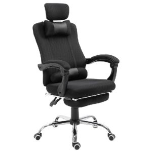 China Multifunctional Ergonomic Mesh Office Chair With Integrated Footrest And Reclining Functionality 100mm Gas Lift Mesh Armrests on sale