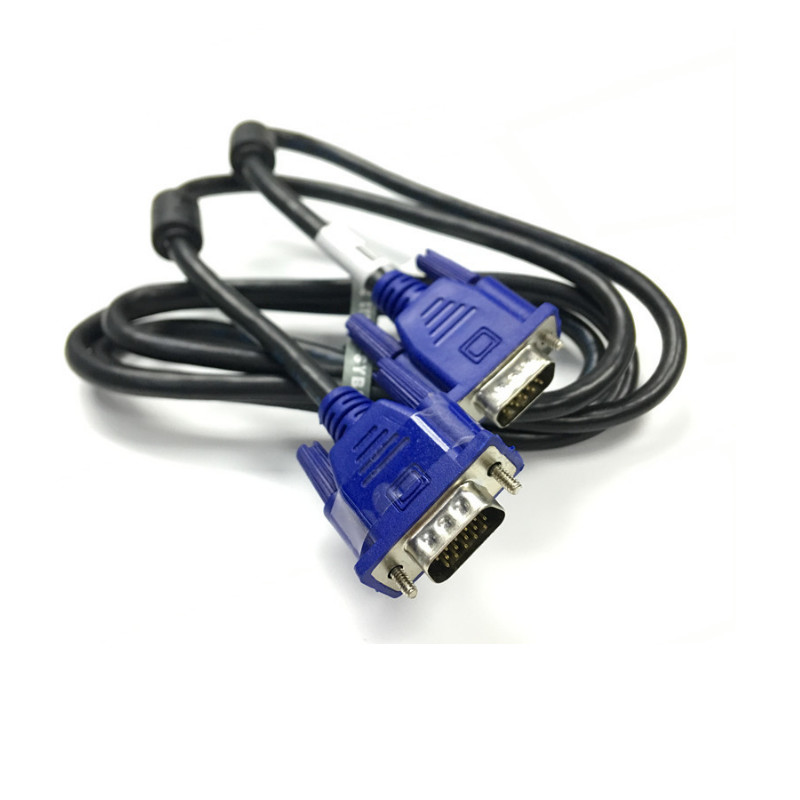 1.5m High Speed 4+5 15Pin Male To Male VGA Cable For PSP PC