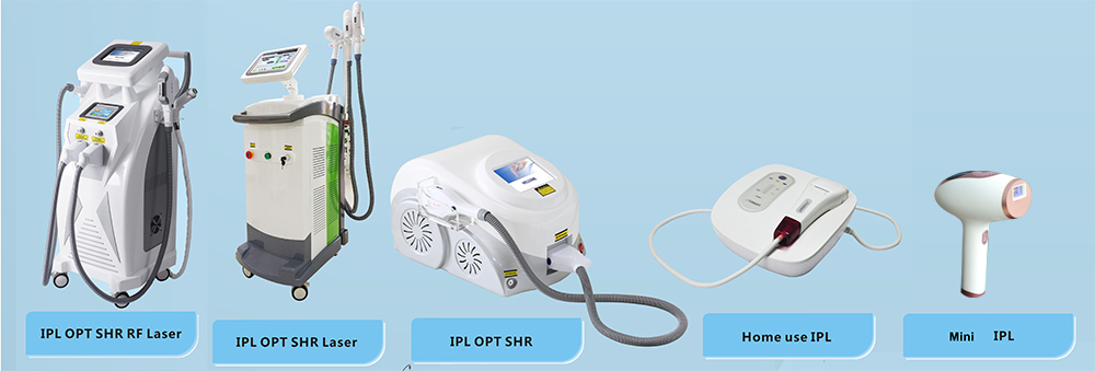 Opt E-Light Ipl Rf Nd Yag Laser Machine 4 In 1 Beauty Salon Equipment
