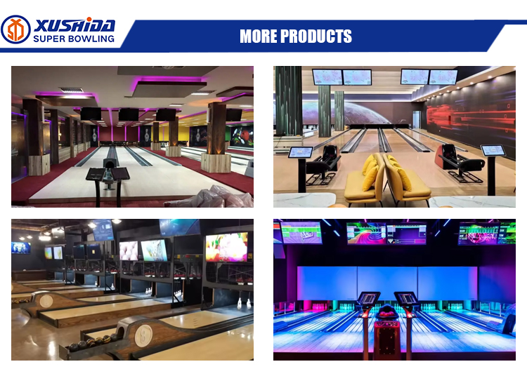24m Metal Commercial Arcade Mini Bowling Machine Game Center with Laminate Bowling Alley
