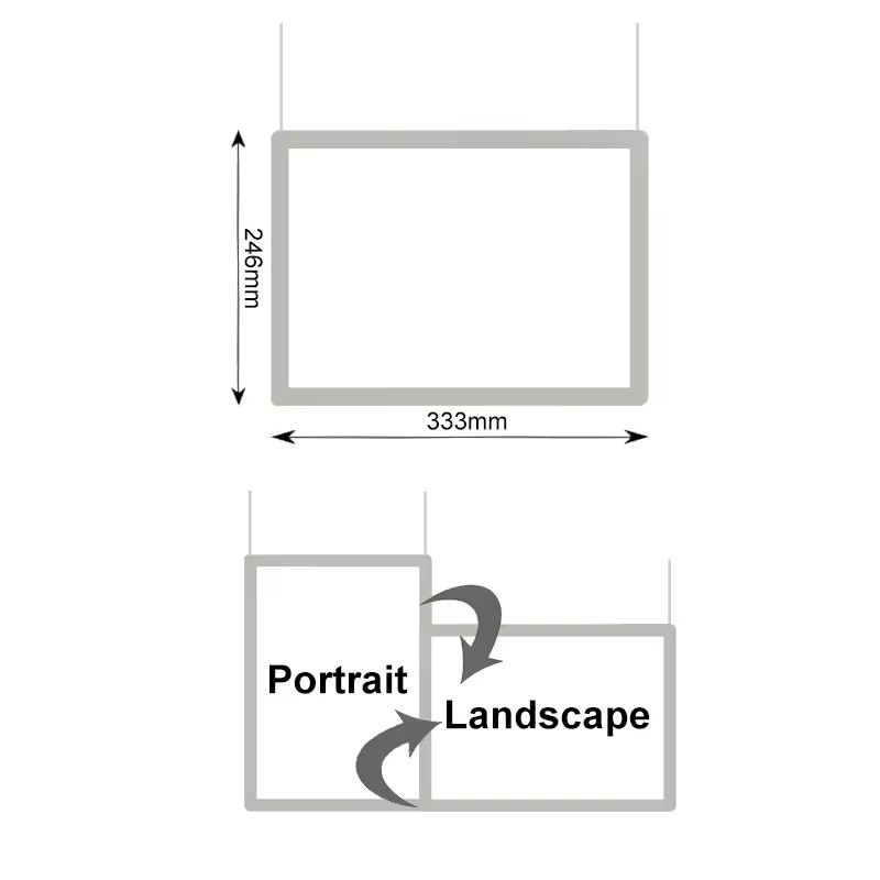 Outdoor Crystal Acrylic Led Poster Frame Light Led Advertising Display Board