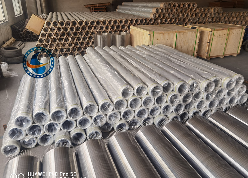 3000mm Stainless Steel Water Well Screens 6" 168mm For Well Drilling