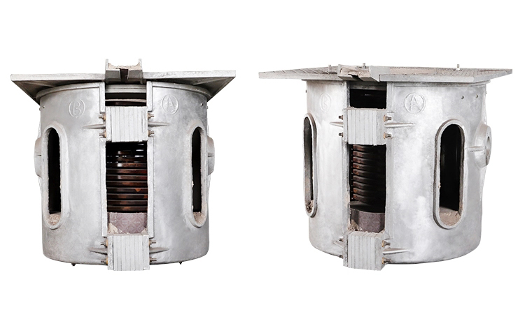 Durable Medium Frequency Melting Aluminum Copper Bronze Brass Small Induction Furnace  Aluminum Shell Furnace Price 