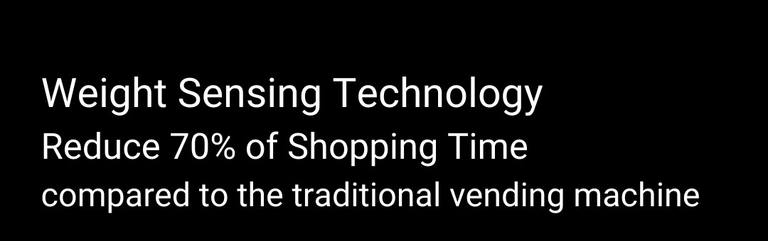 Vegetable vending machine reduce 70% of shopping time with weight sensing technology