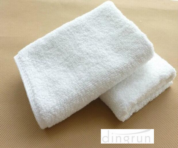 Compact Pure White Hand Towels For Hotel , Soft Touch Hand Wash Cloth Fast Drying
