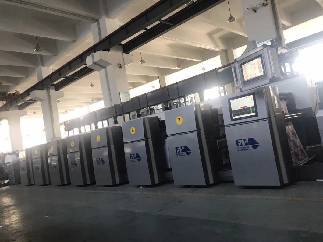 High Speed 6 Color Paper Flexographic Type Flexo Printing Machine Fengming Brand