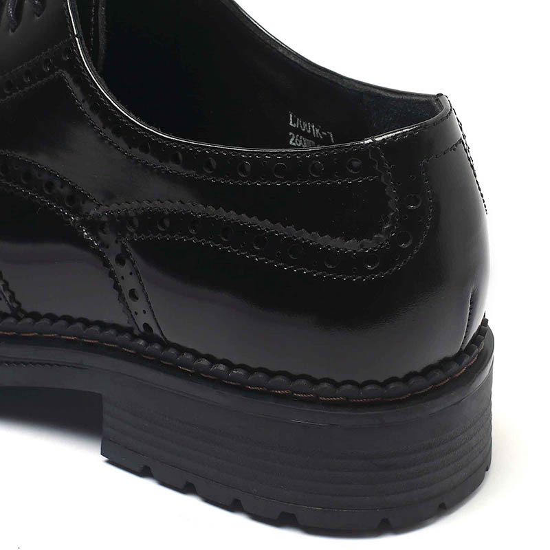 OEM ODM Black Lace Up Mens Slip On Leather Dress Shoes