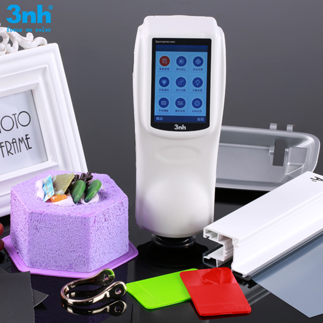 NS800 45/0 plastic colorimeter color analyzer spectrophotometer with 8mm aperture CIE lab