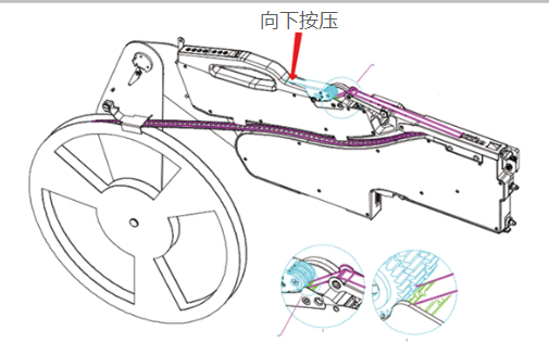 OEM SMT Samsung SM Feeder electronic SME feeder 56mm for sm471 sm481 sm311 sm421 pick and place machine